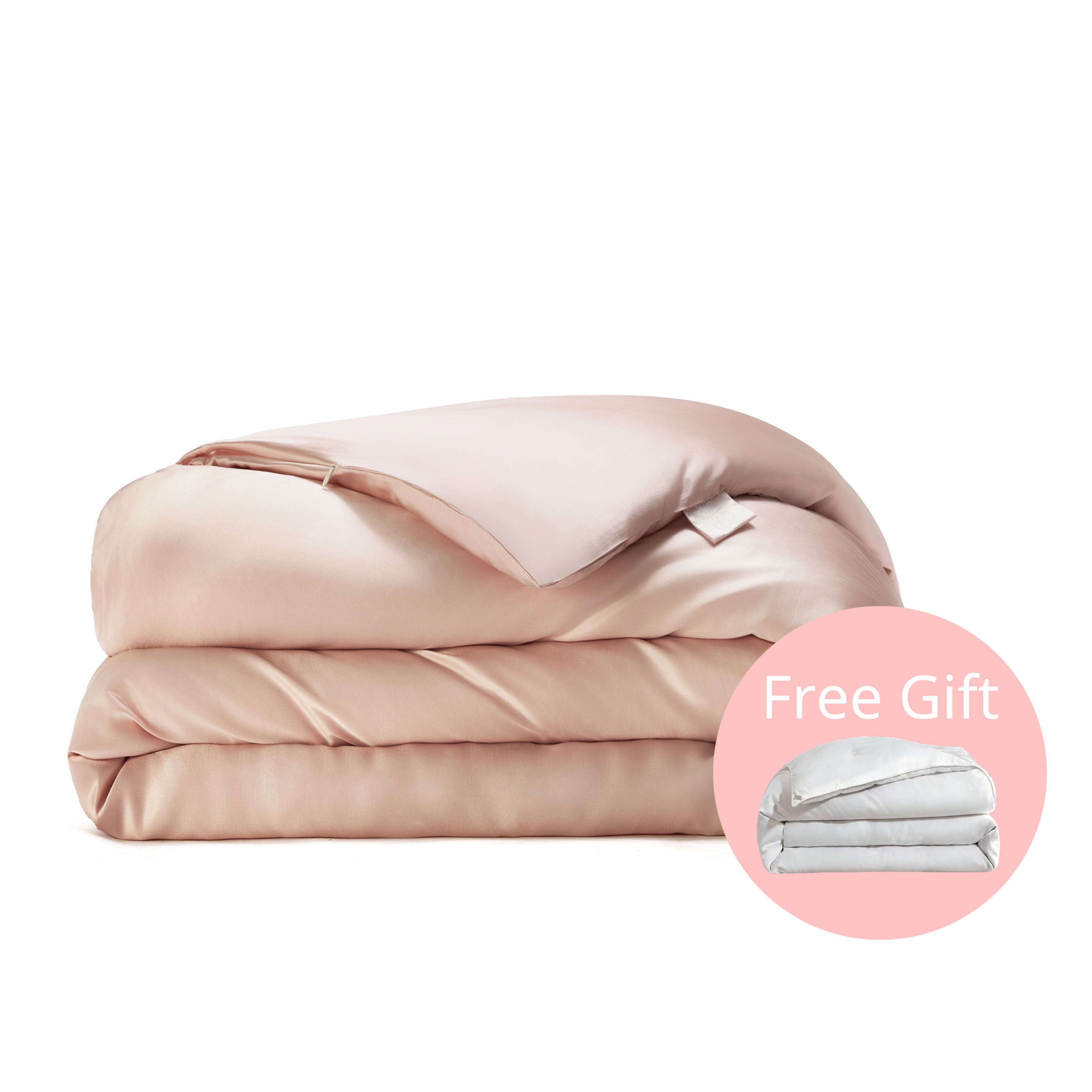 Radiance Rose - Pure Silk Duvet Cover