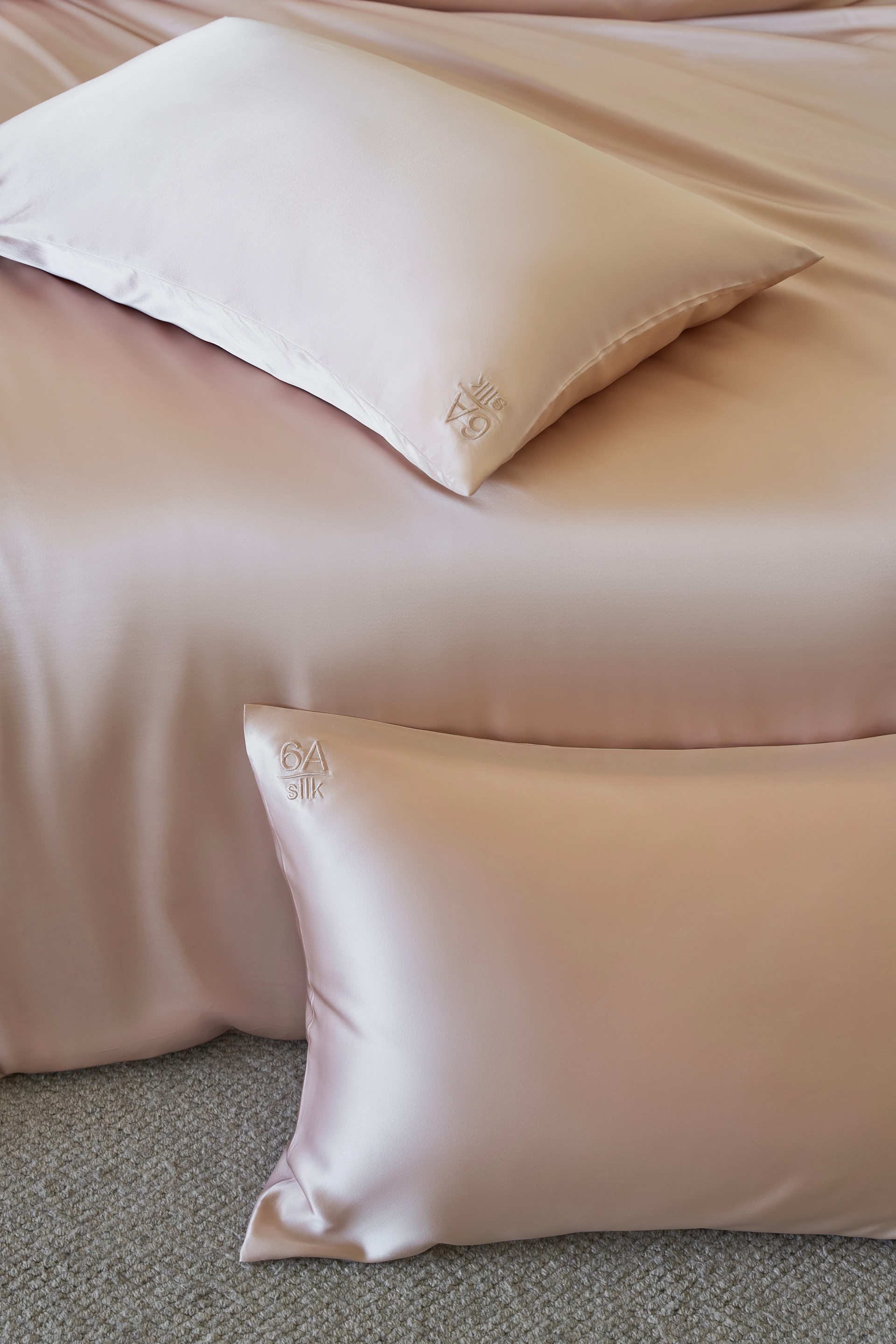 Radiance Rose - Pure Silk Pillowcase Duo Set