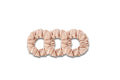 [3 pcs] Radiance Rose - Silk Large Scrunchie